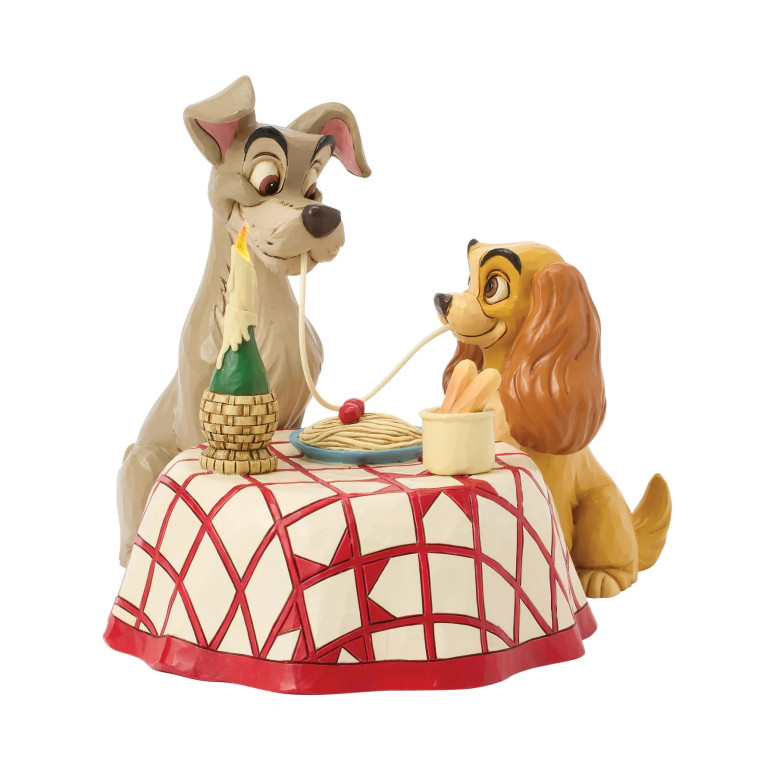 Disney Tradition von Jim Shore - Beauty and the Tramp - Spaghetti - Lady & the Tramp