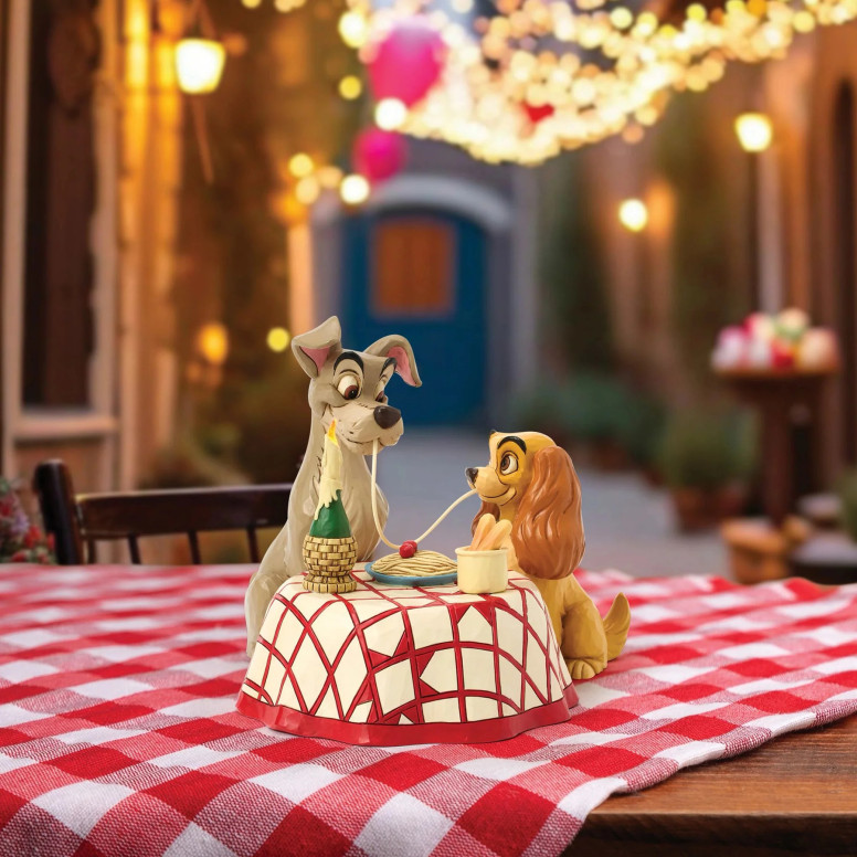Disney Tradition von Jim Shore - Beauty and the Tramp - Spaghetti - Lady & the Tramp