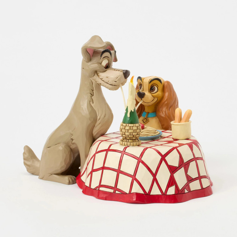 Disney Tradition von Jim Shore - Beauty and the Tramp - Spaghetti - Lady & the Tramp