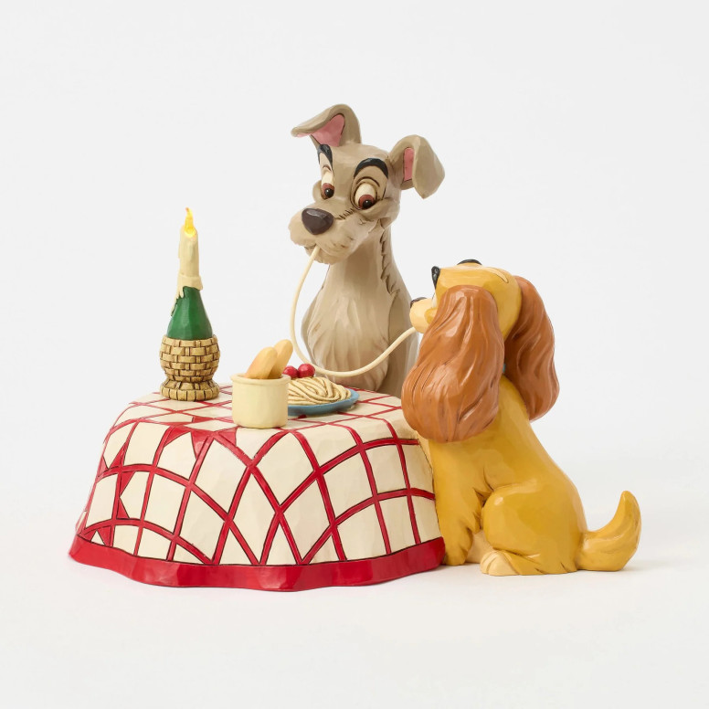 Disney Tradition von Jim Shore - Beauty and the Tramp - Spaghetti - Lady & the Tramp