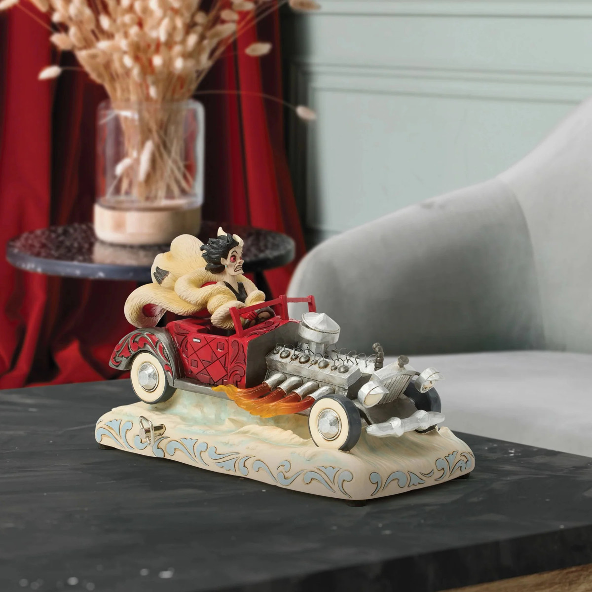 Enesco - 101 Dalmatiner - Cruella d'Enfer Musikkutsche - Disney Tradition von Jim Shore