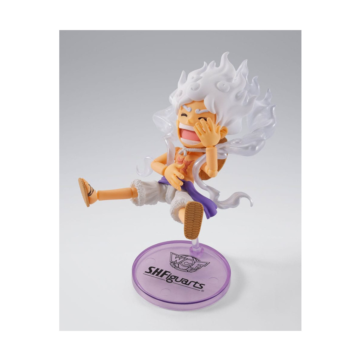 Tamashii Bandai One Piece - Monkey.D.Luffy Gear 5 - World Collectable Figure × S.H.Figuarts