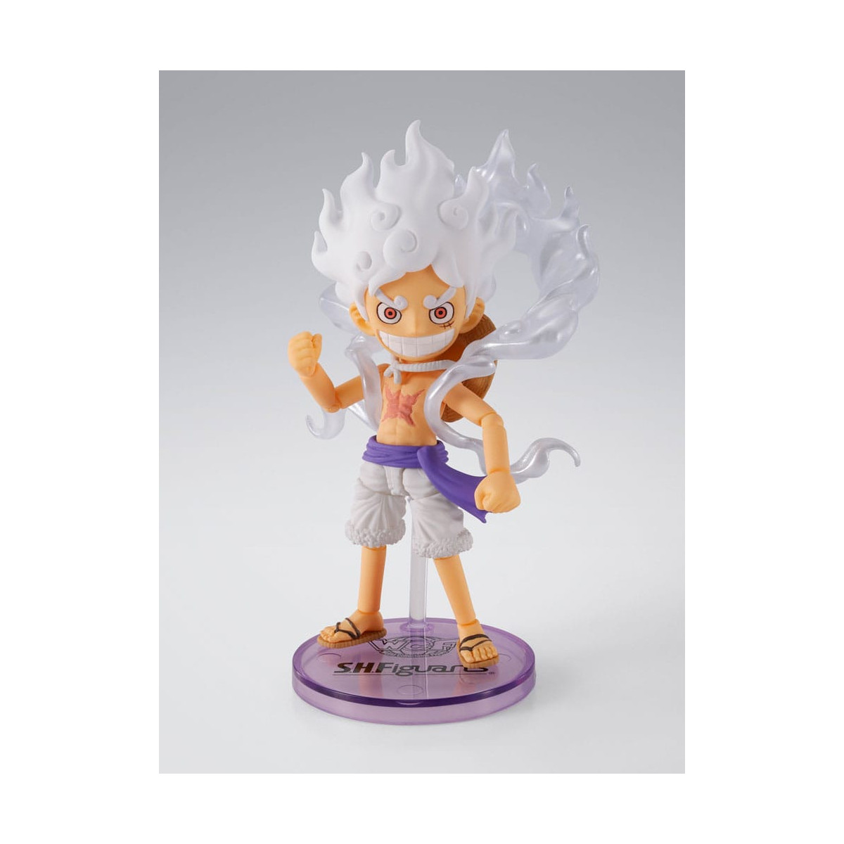 Tamashii Bandai One Piece - Monkey.D.Luffy Gear 5 - World Collectable Figure × S.H.Figuarts