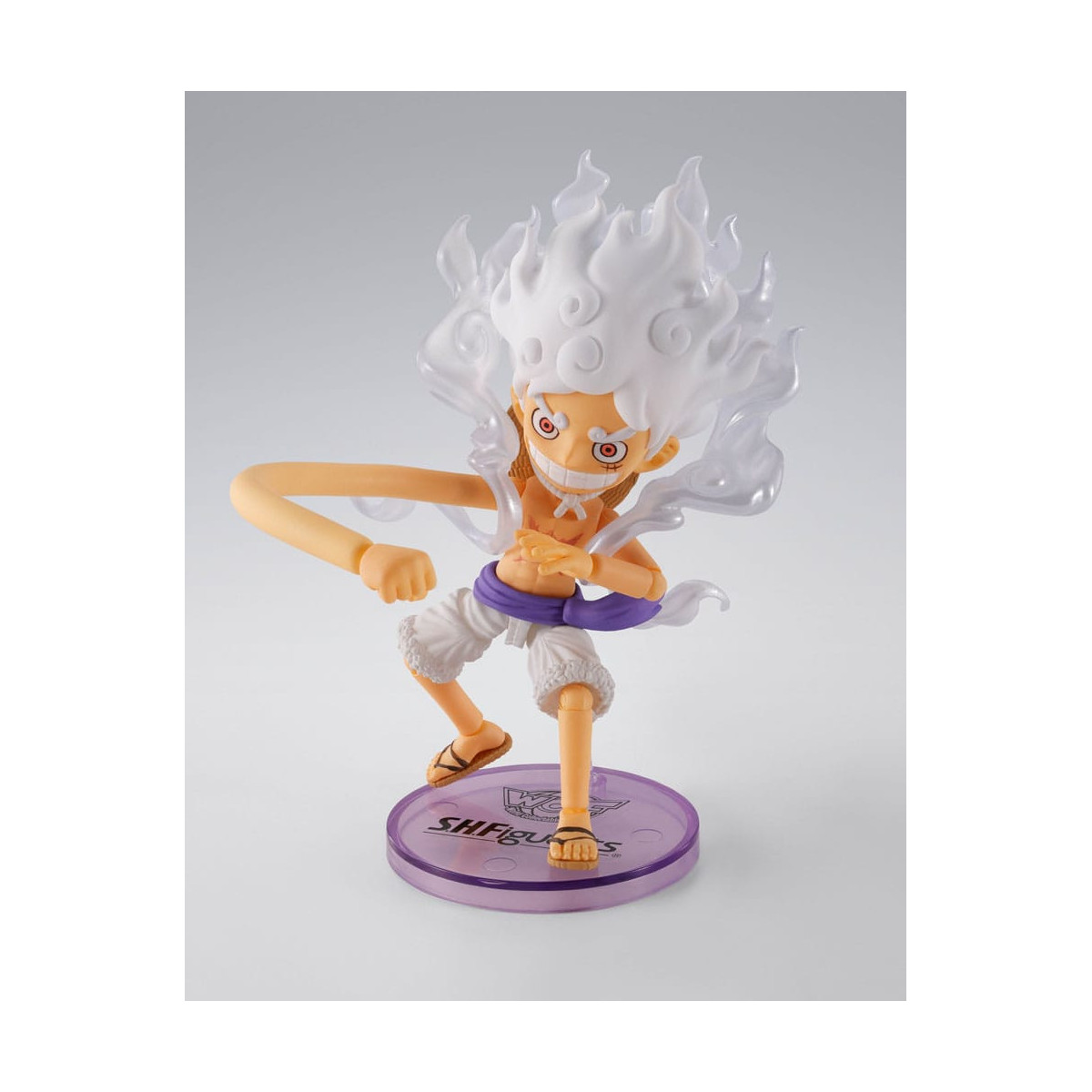 Tamashii Bandai One Piece - Monkey.D.Luffy Gear 5 - World Collectable Figure × S.H.Figuarts