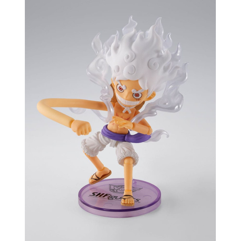 Tamashii Bandai One Piece - Monkey.D.Luffy Gear 5 - World Collectable Figure × S.H.Figuarts