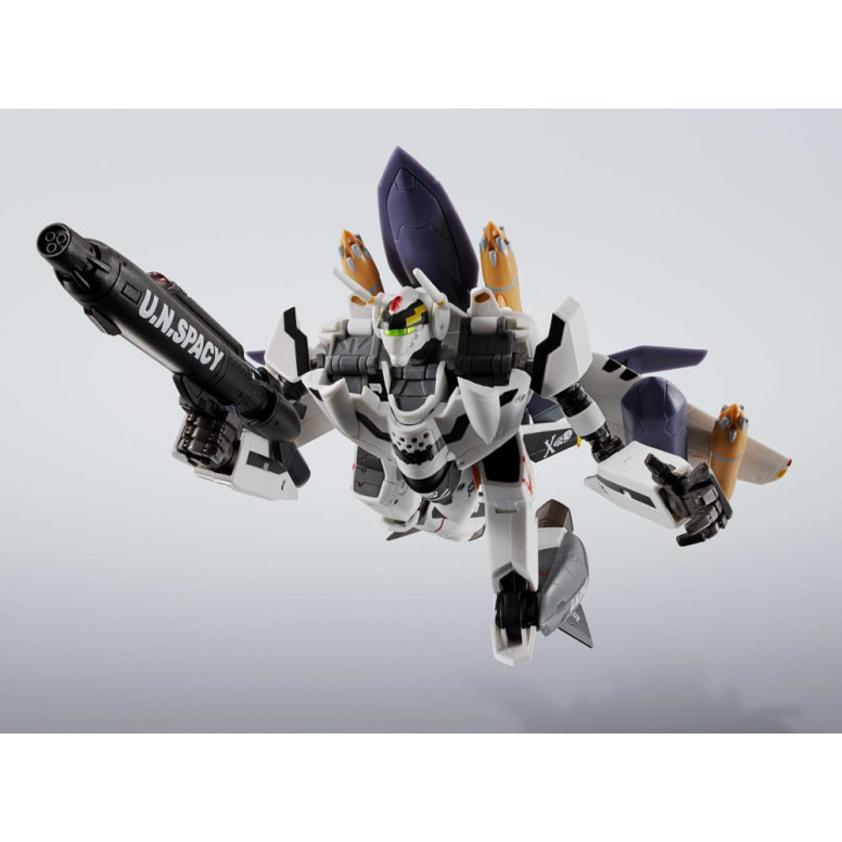 Tamashii Bandai - Hi-Metal R - VF-0S Phoenix (Roy Focker Verwendung) & QF-2200D-B Ghost Set - Macross Zero