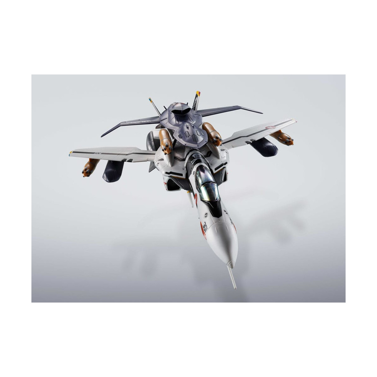Tamashii Bandai - Hi-Metal R - VF-0S Phoenix (Roy Focker Verwendung) & QF-2200D-B Ghost Set - Macross Zero