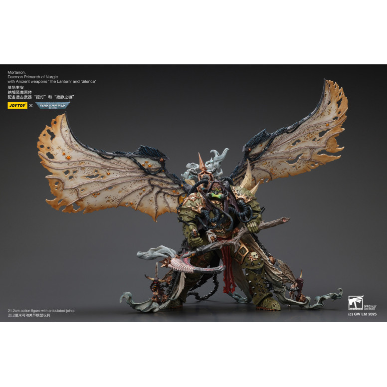 Joytoy - Warhammer - Weltenfresser - Angron Daemon Primarch von Khorne 1/18 - Warhammer 40000 Figur