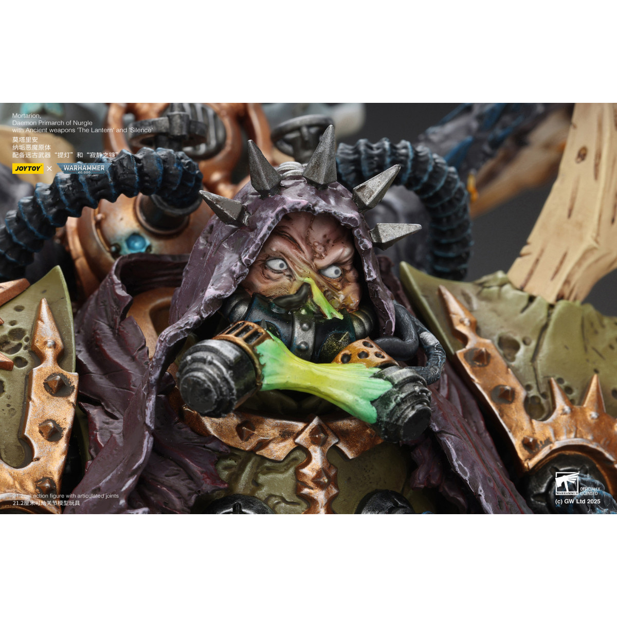 Joytoy - Warhammer - Weltenfresser - Angron Daemon Primarch von Khorne 1/18 - Warhammer 40000 Figur
