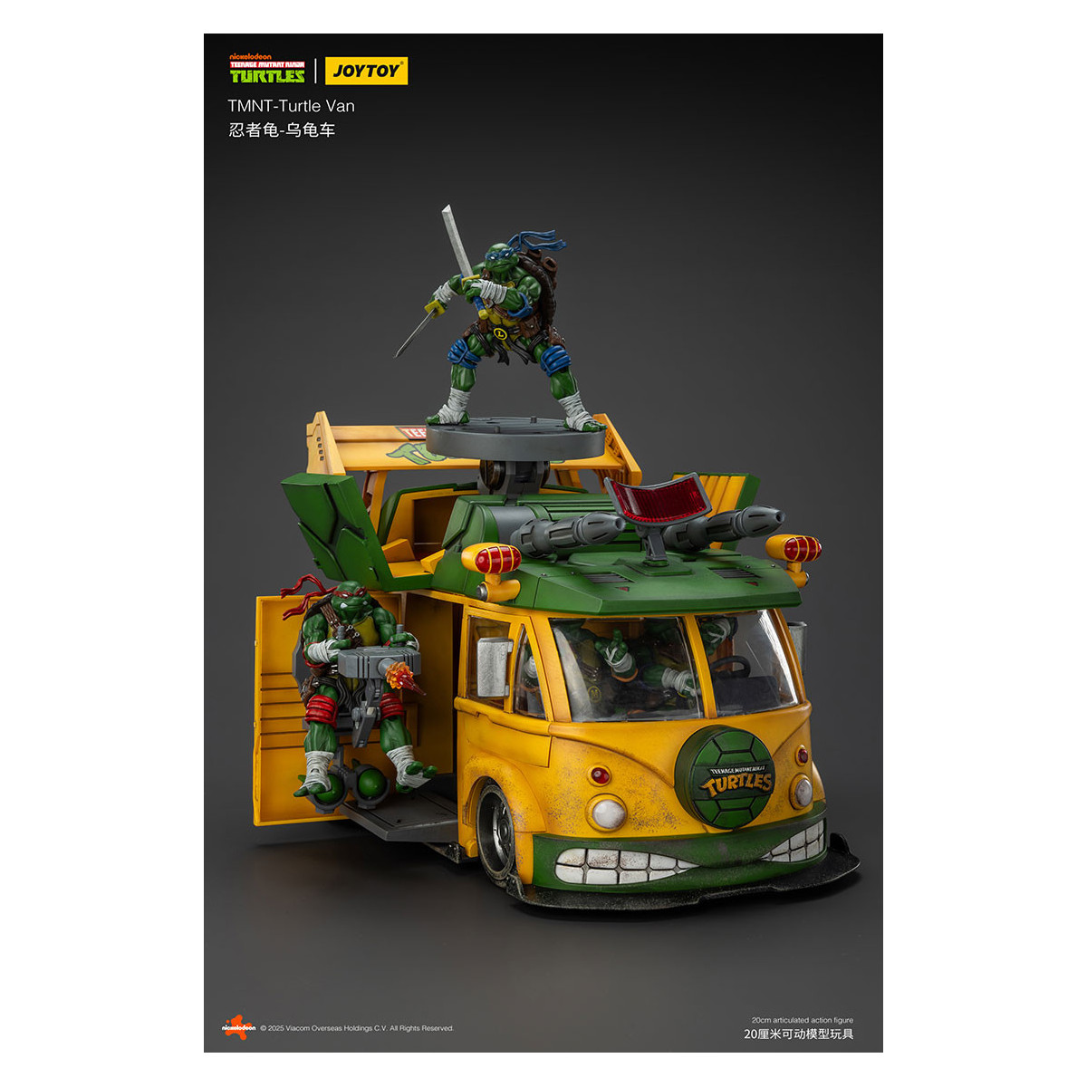 JoyToy TMNT - Turtle Van - Teenage Mutant Ninja Turtles 1/18