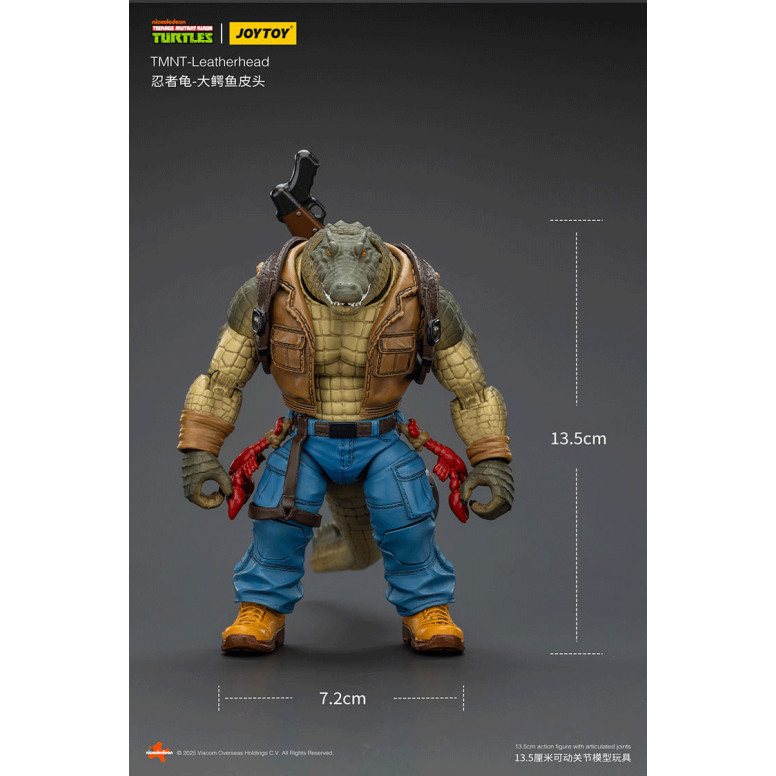 JoyToy TMNT - Leatherhead - Teenage Mutant Ninja Turtles 1/18