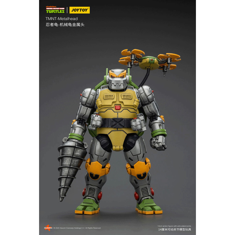 JoyToy TMNT - Metallkopf - Teenage Mutant Ninja Turtles 1/18