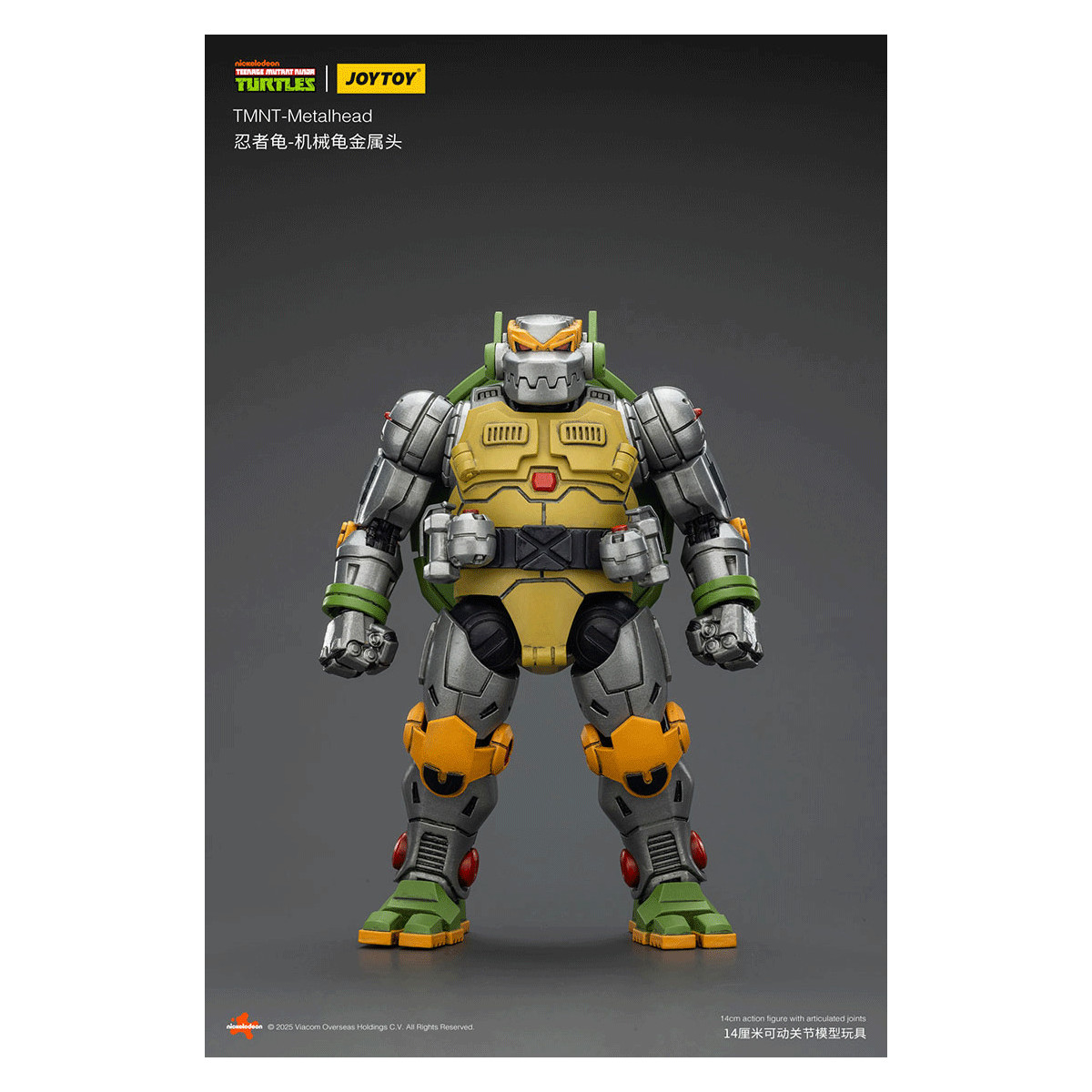 JoyToy TMNT - Metallkopf - Teenage Mutant Ninja Turtles 1/18