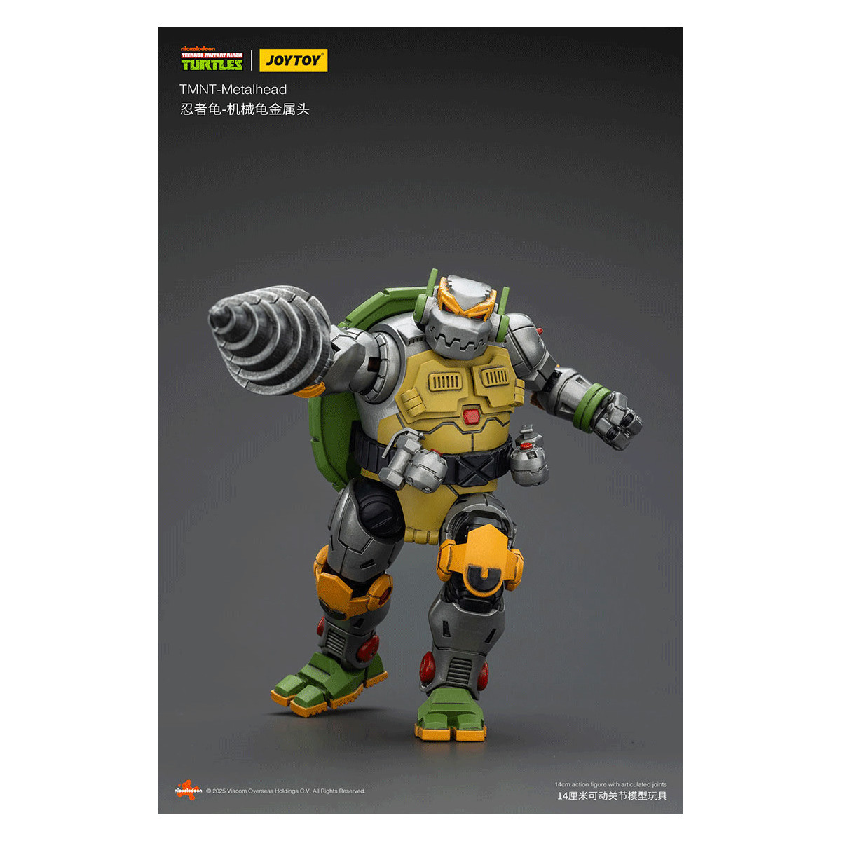 JoyToy TMNT - Metallkopf - Teenage Mutant Ninja Turtles 1/18