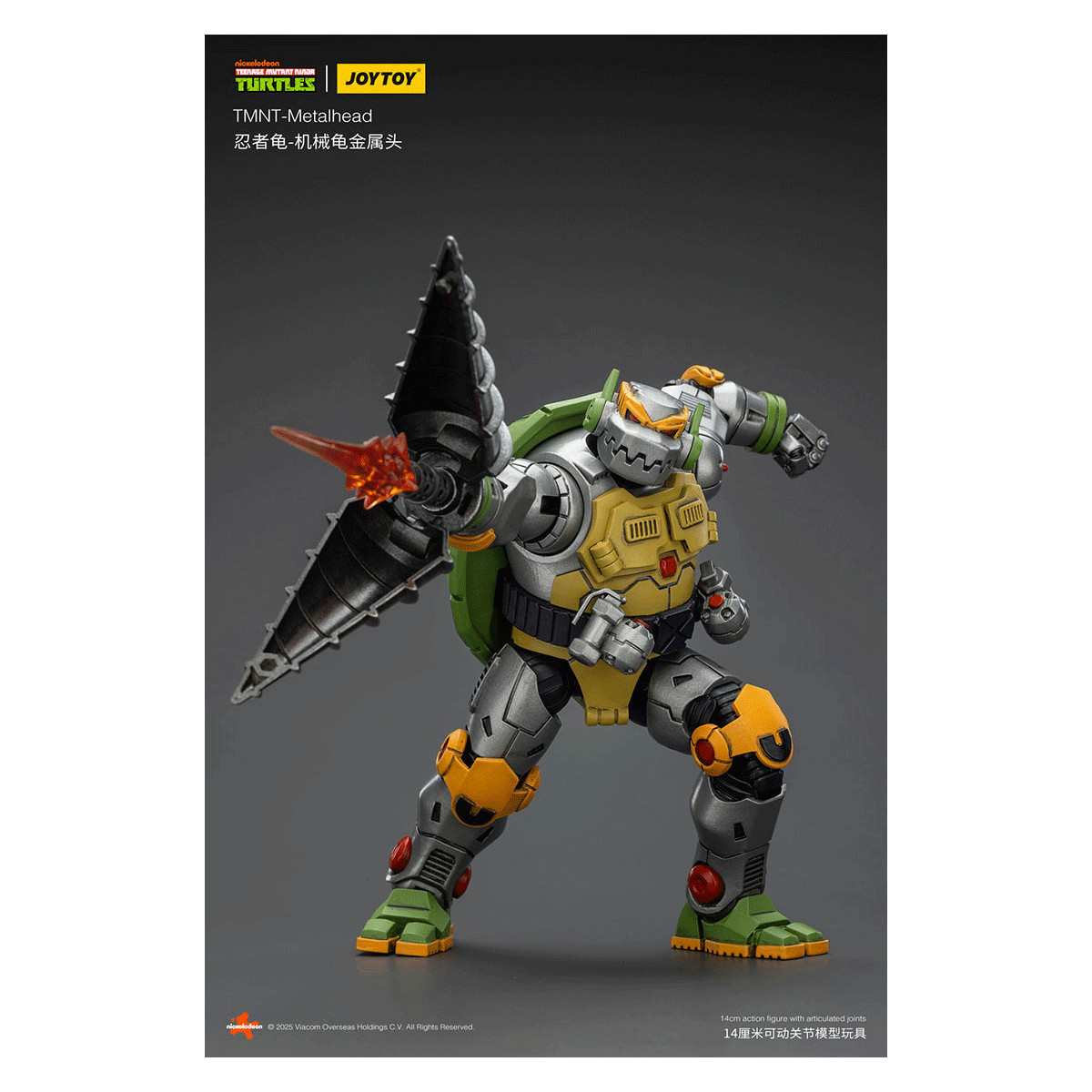 JoyToy TMNT - Metallkopf - Teenage Mutant Ninja Turtles 1/18