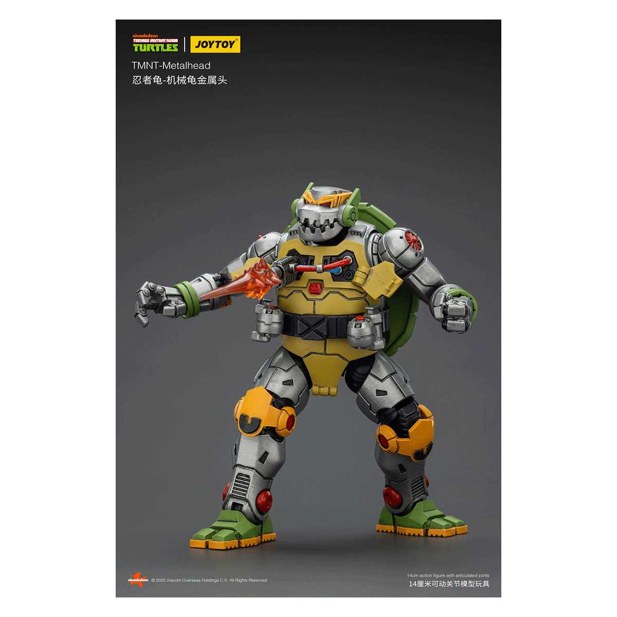 JoyToy TMNT - Metallkopf - Teenage Mutant Ninja Turtles 1/18