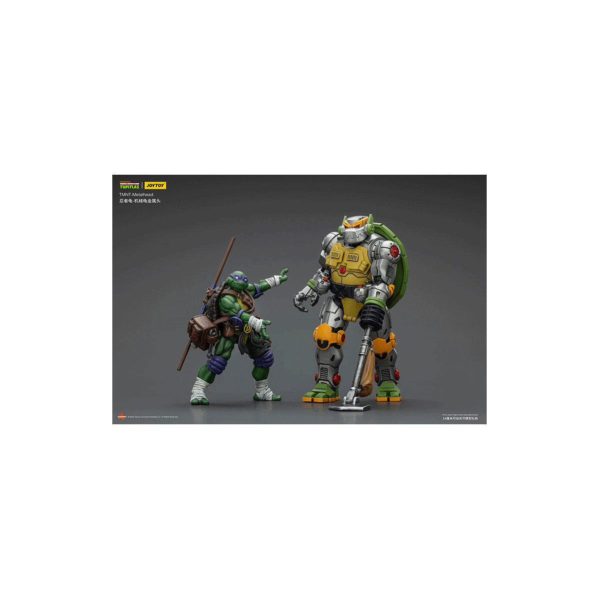 JoyToy TMNT - Metallkopf - Teenage Mutant Ninja Turtles 1/18