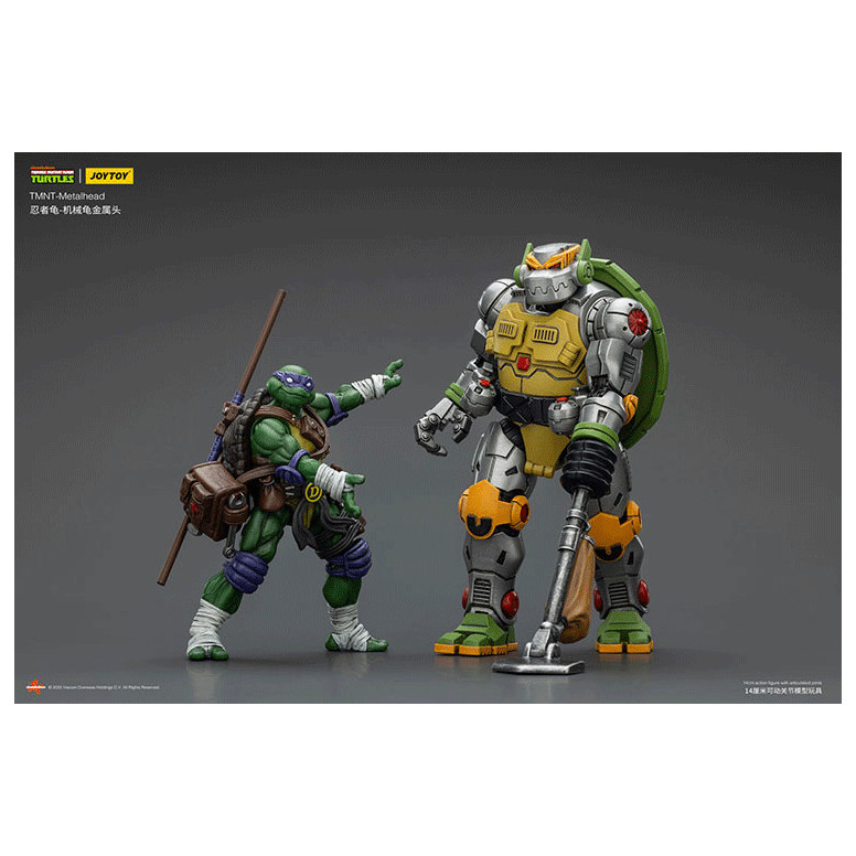 JoyToy TMNT - Metallkopf - Teenage Mutant Ninja Turtles 1/18