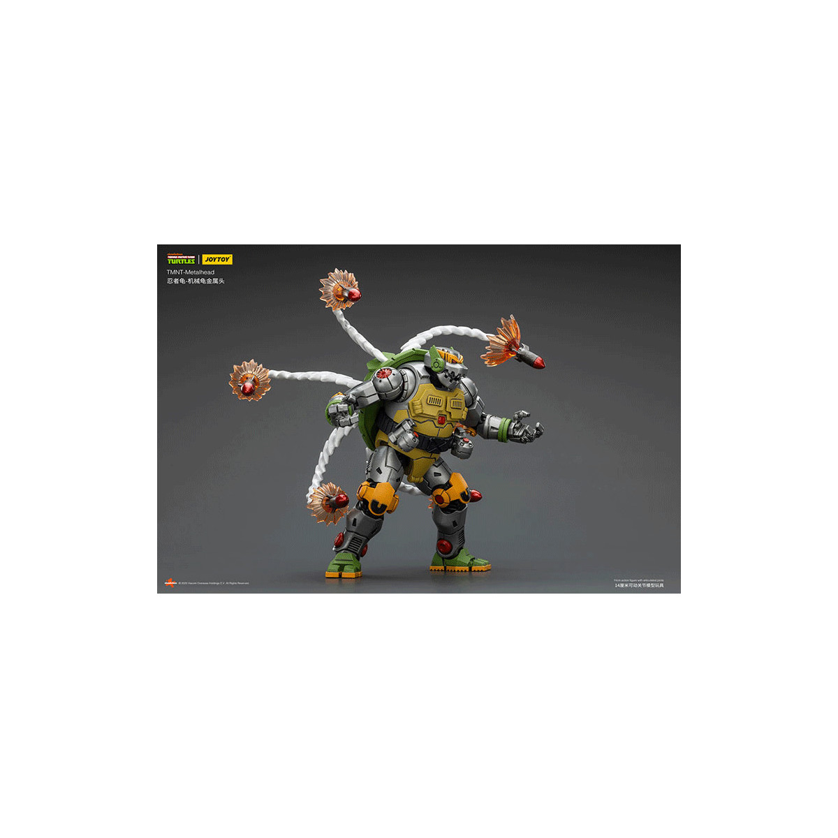 JoyToy TMNT - Metallkopf - Teenage Mutant Ninja Turtles 1/18
