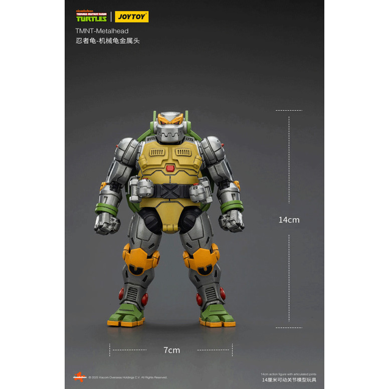 JoyToy TMNT - Metallkopf - Teenage Mutant Ninja Turtles 1/18