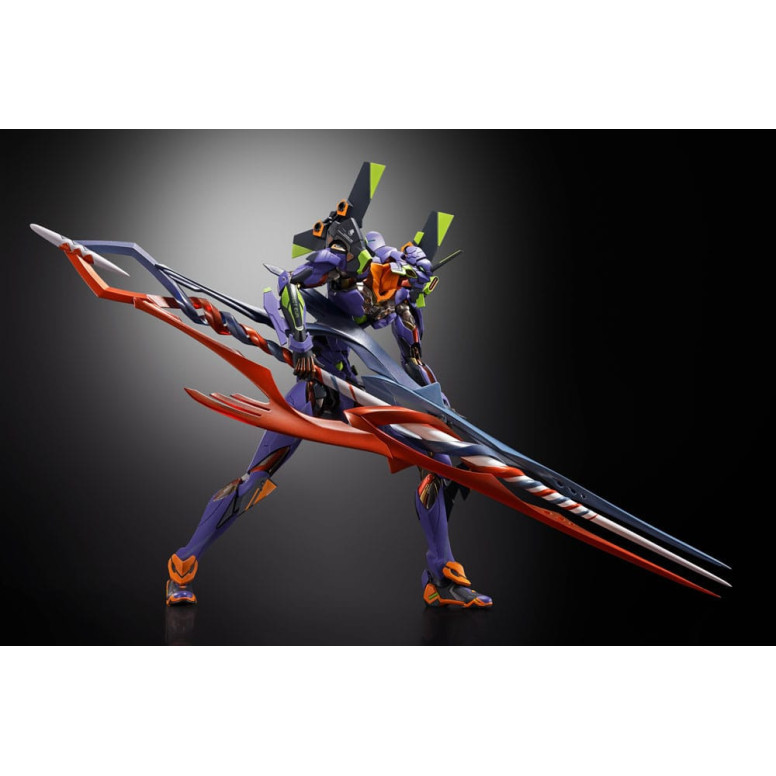 Tamashii Nations - EVA-01 Test Typ 30 mit dem Speer von Gaius - Metal Build - Evangelion