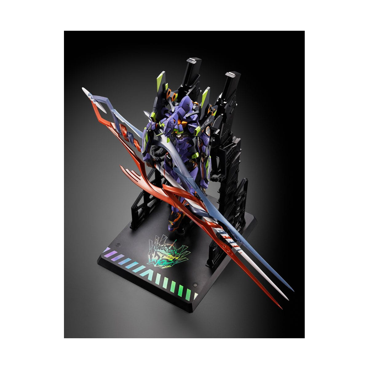 Tamashii Nations - EVA-01 Test Typ 30 mit dem Speer von Gaius - Metal Build - Evangelion