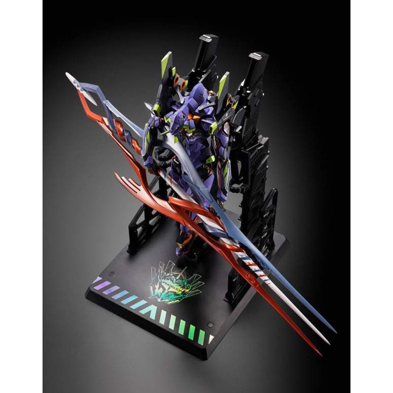 Tamashii Nations - EVA-01 Test Typ 30 mit dem Speer von Gaius - Metal Build - Evangelion