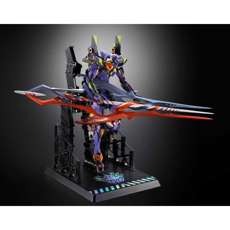 Tamashii Nations - EVA-01 Test Typ 30 mit dem Speer von Gaius - Metal Build - Evangelion