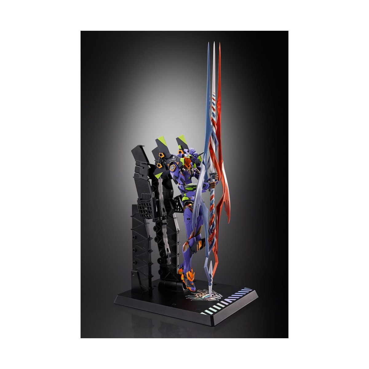 Tamashii Nations - EVA-01 Test Typ 30 mit dem Speer von Gaius - Metal Build - Evangelion