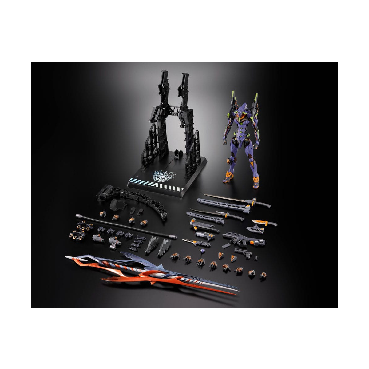 Tamashii Nations - EVA-01 Test Typ 30 mit dem Speer von Gaius - Metal Build - Evangelion