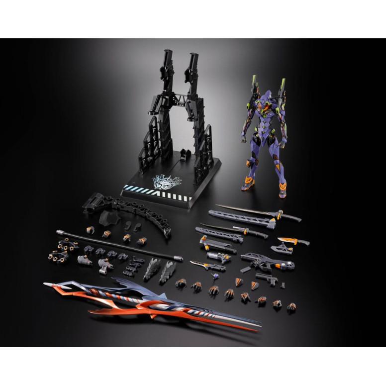 Tamashii Nations - EVA-01 Test Typ 30 mit dem Speer von Gaius - Metal Build - Evangelion