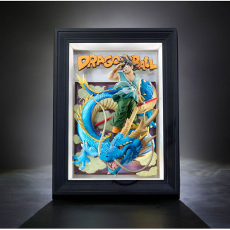 Tamashii Nations Dragon Ball Z - Tamashii Kunst 3D Relief Bild Son Goku &amp Dragon