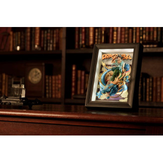 Tamashii Nations Dragon Ball Z - Tamashii Kunst 3D Relief Bild Son Goku &amp Dragon