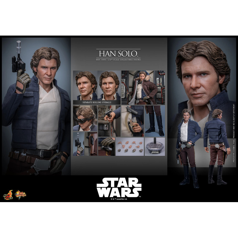 Hot Toys Star Wars Das Imperium schlägt zurück - Han Solo Movie Masterpiece 1/6