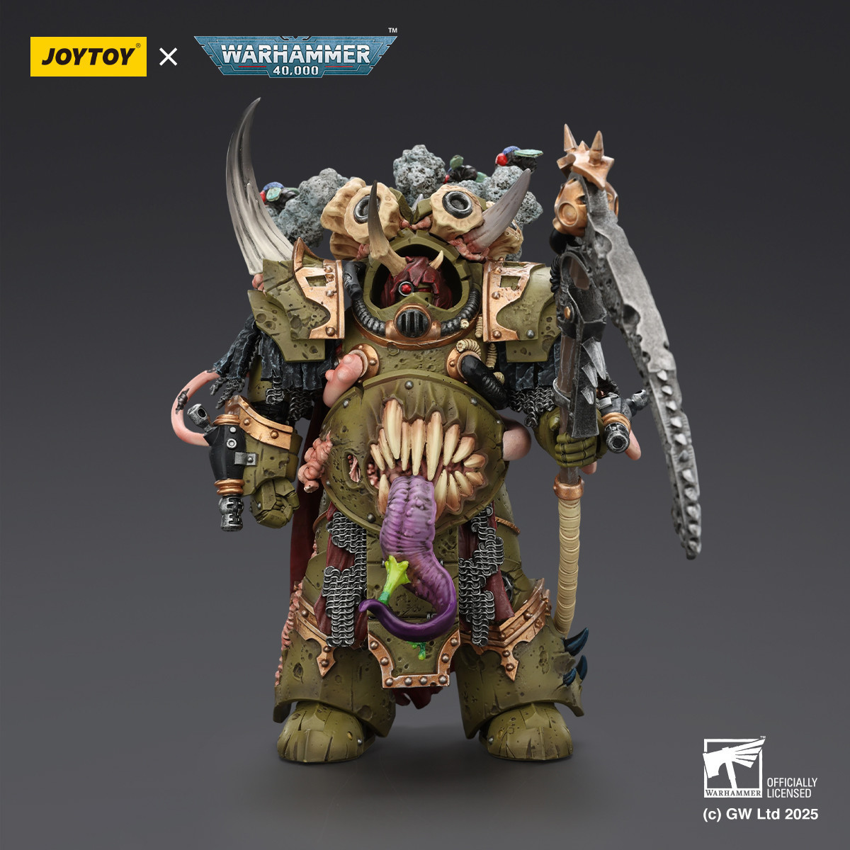 Joytoy - Warhammer - Weltenfresser - Angron Daemon Primarch von Khorne 1/18 - Warhammer 40000 Figur