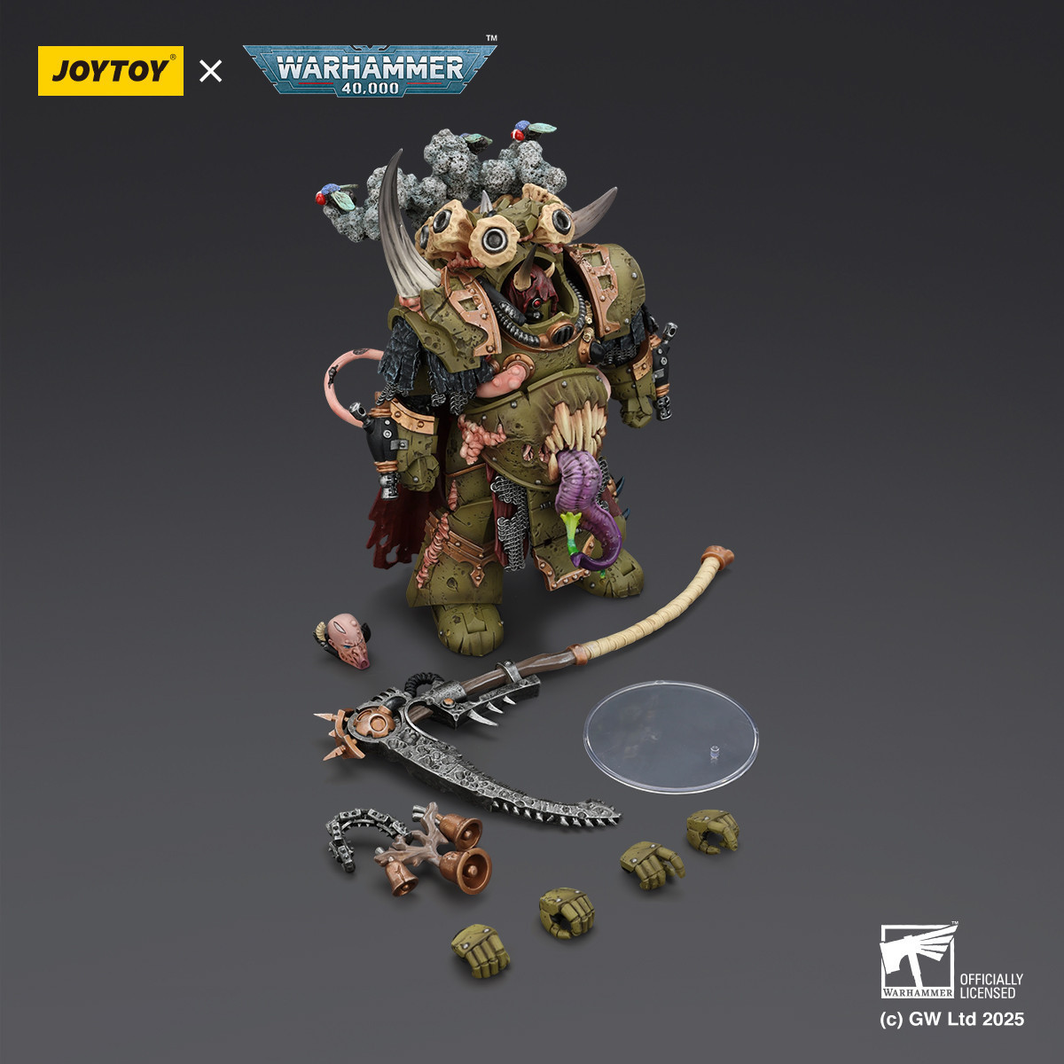 Joytoy - Warhammer - Weltenfresser - Angron Daemon Primarch von Khorne 1/18 - Warhammer 40000 Figur