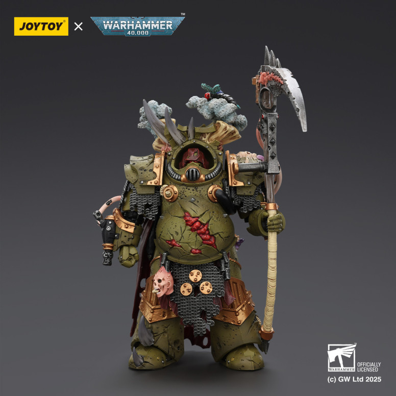 Joytoy - Death Guard - Deathshroud Terminator 1 mit Manreaper und Plaguespurter Gauntlets 1/18 - Warhammer 40k