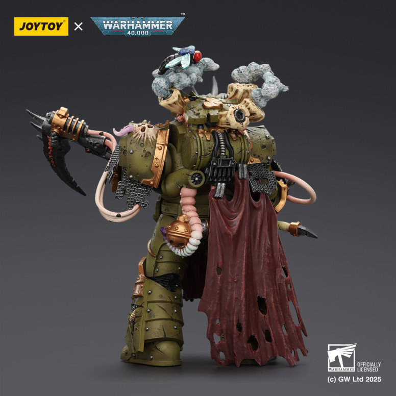 Joytoy - Death Guard - Deathshroud Terminator 1 mit Manreaper und Plaguespurter Gauntlets 1/18 - Warhammer 40k