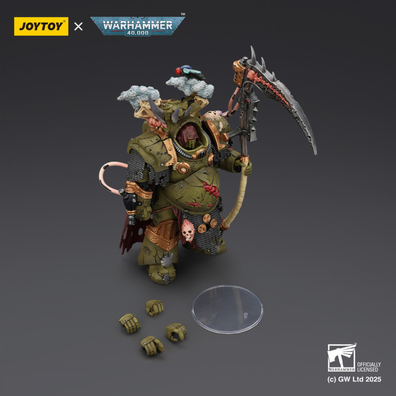 Joytoy - Death Guard - Deathshroud Terminator 1 mit Manreaper und Plaguespurter Gauntlets 1/18 - Warhammer 40k