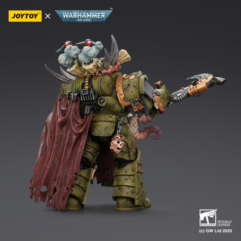 Joytoy - Death Guard - Deathshroud Terminator 2 mit Manreaper und Plaguespurter Gauntlets 1/18 - Warhammer 40k