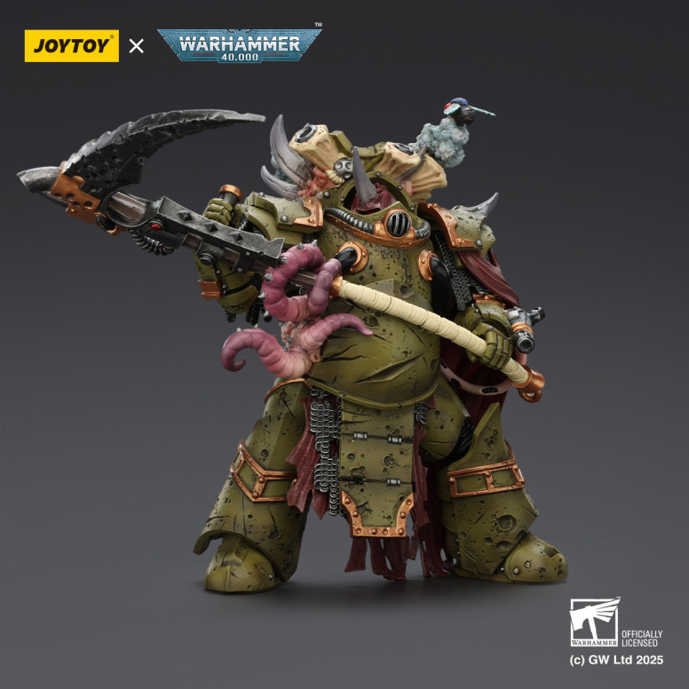 Joytoy - Death Guard - Deathshroud Terminator 2 mit Manreaper und Plaguespurter Gauntlets 1/18 - Warhammer 40k