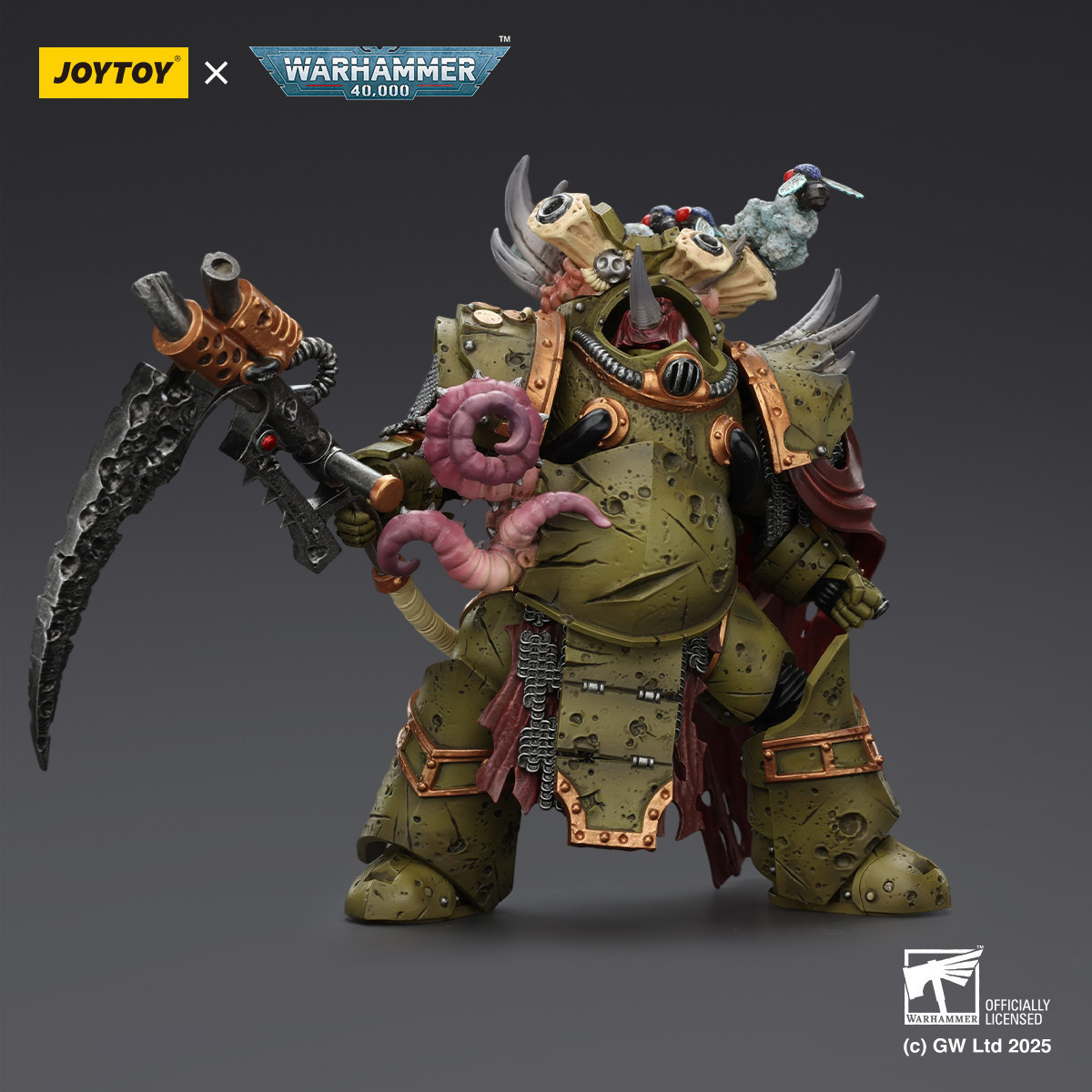 Joytoy - Death Guard - Deathshroud Terminator 2 mit Manreaper und Plaguespurter Gauntlets 1/18 - Warhammer 40k