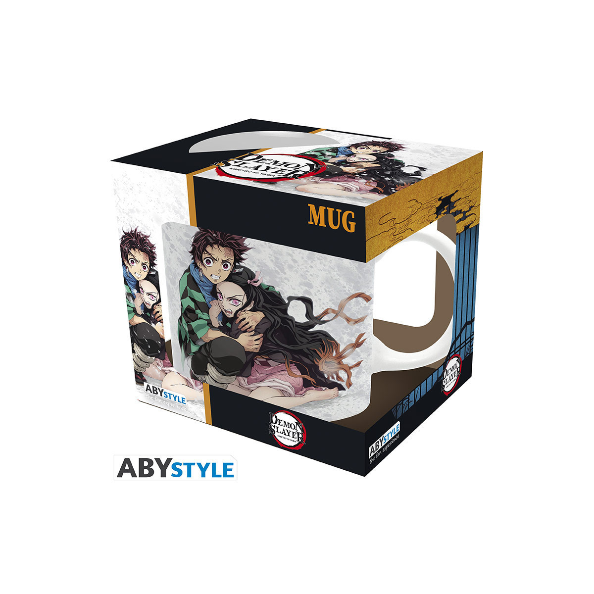 ABYstyle - Dämonenjäger - Becher 320 ml - Tanjiro & Nezuko