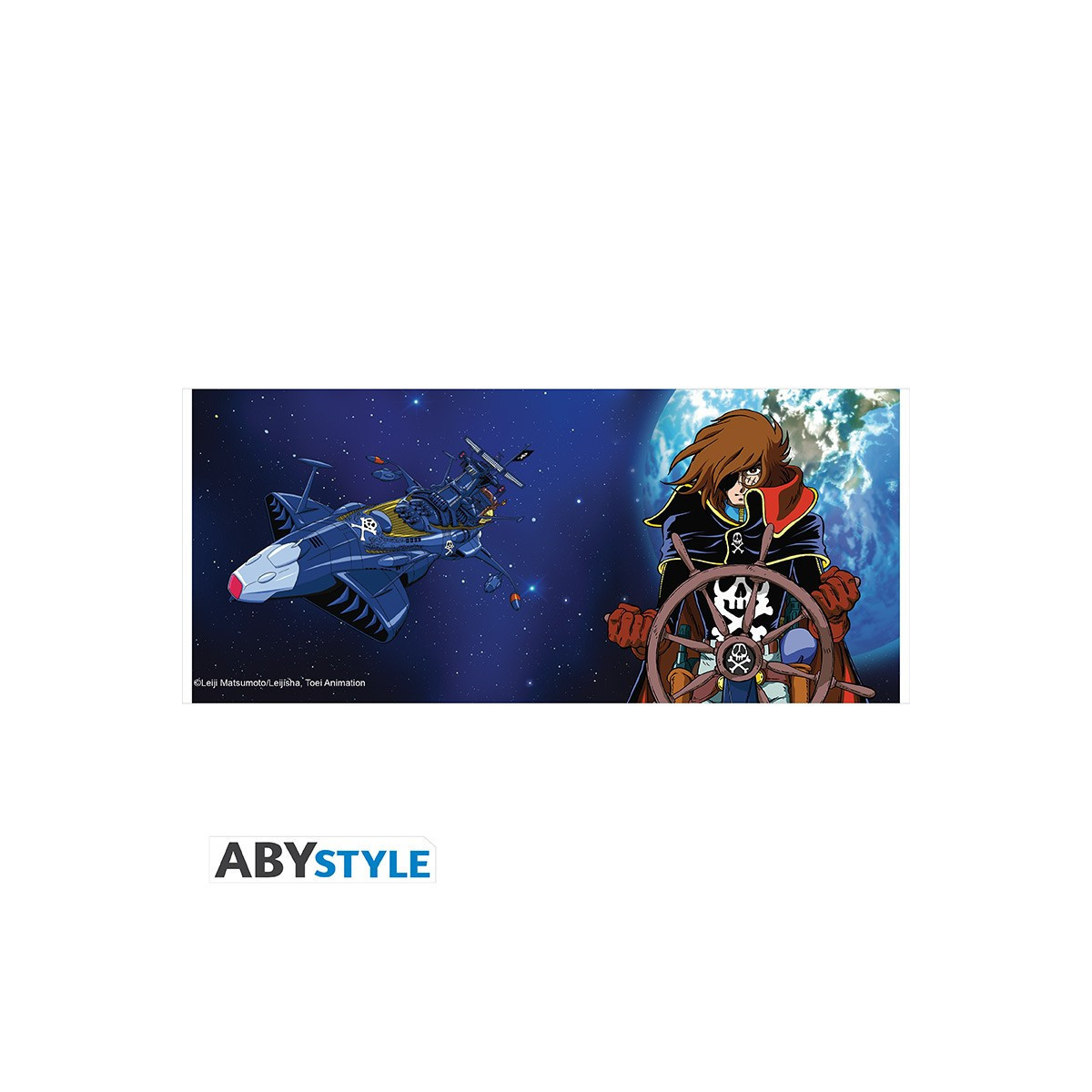 ABYstyle - Albator - Becher 320 ml - Albator & Schiff - Captain Harlock Space Pirate