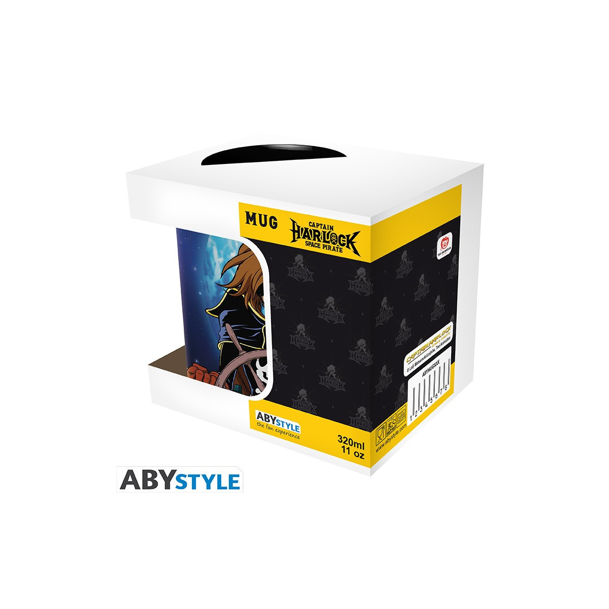 ABYstyle - Albator - Becher 320 ml - Albator & Schiff - Captain Harlock Space Pirate