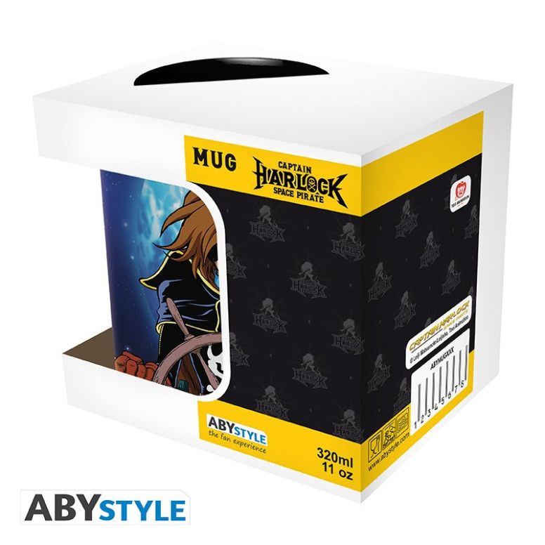 ABYstyle - Albator - Becher 320 ml - Albator & Schiff - Captain Harlock Space Pirate