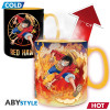 ABYstyle - One Piece - Thermoreaktiver Becher 460 ml - Luffy & Sabo
