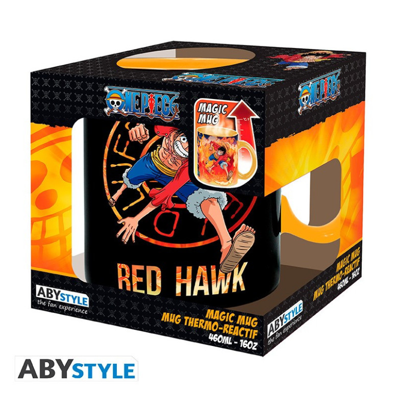 ABYstyle - One Piece - Thermoreaktiver Becher 460 ml - Luffy & Sabo