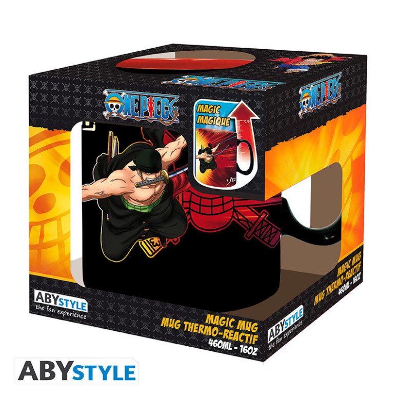 ABYstyle - Ein Stück - Thermoreaktiver Becher 460 ml - Zoro & Sanji