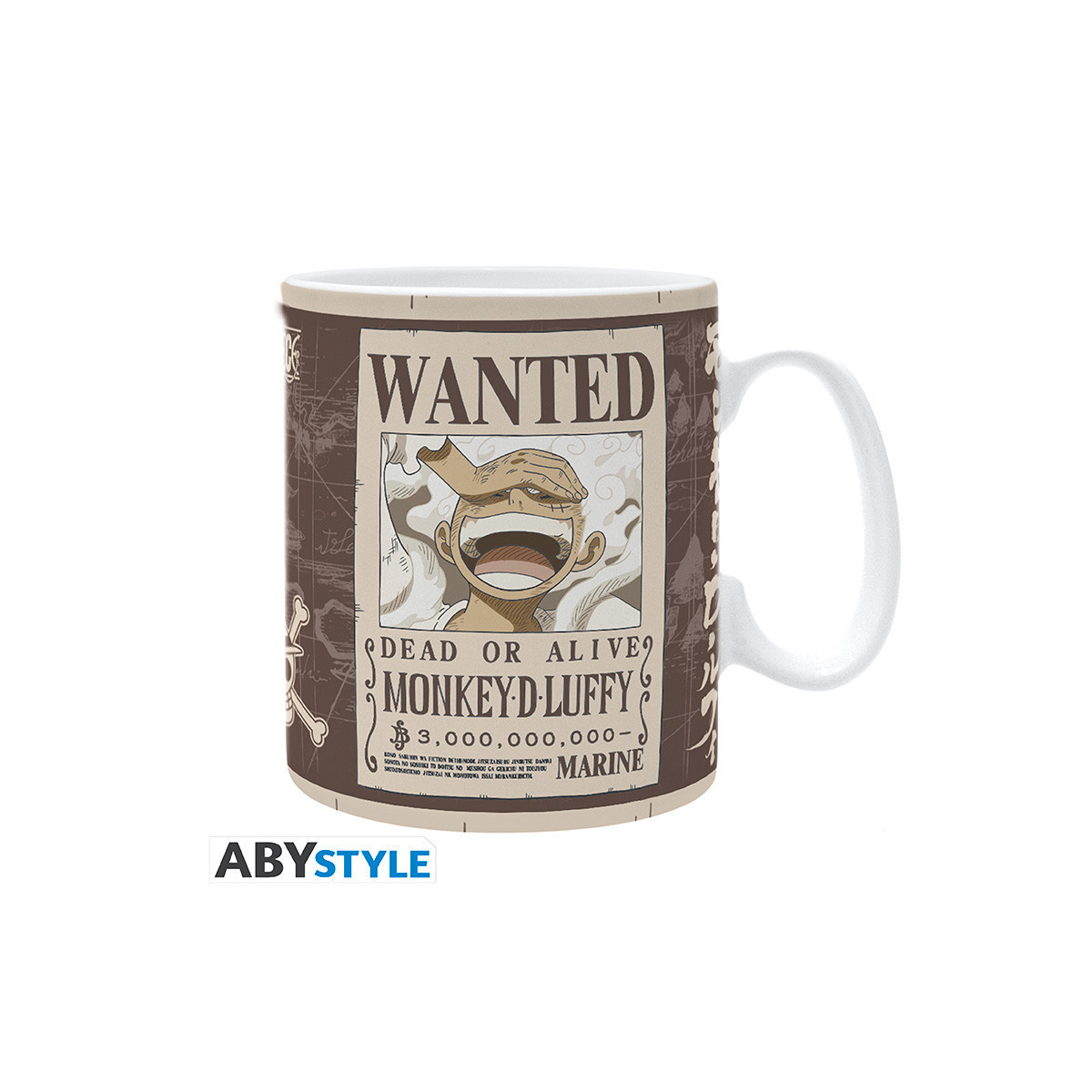 ABYstyle - One Piece - Becher 460 ml - Luffy Gesucht